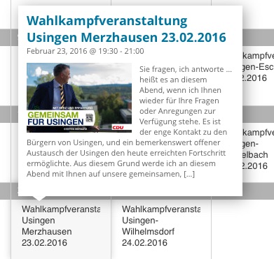 Usingen wählt – Bürgermeister Steffen Wernard Wahlkampfveranstaltung in Merzhausen