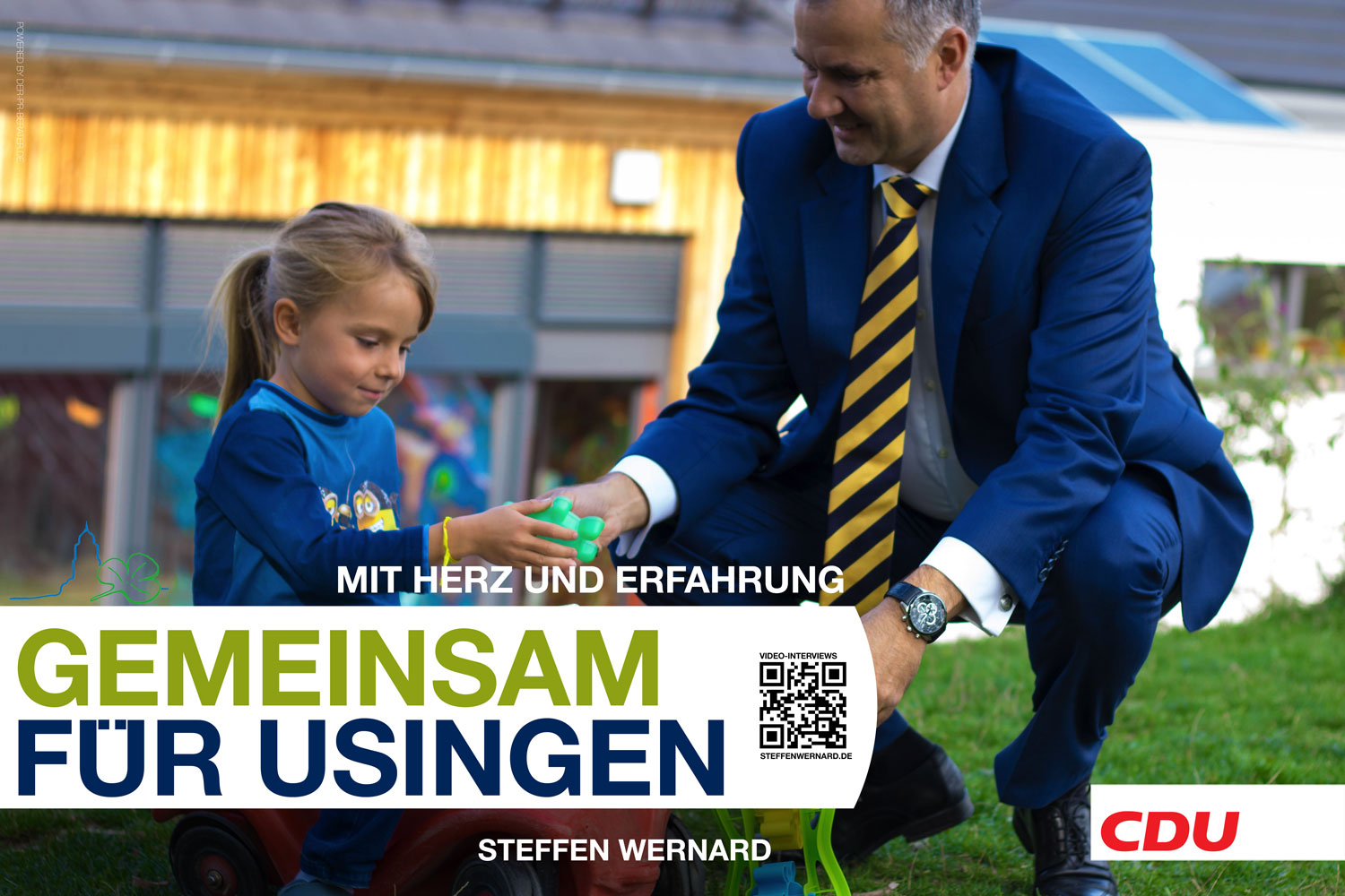 Usingen wählt Steffen Wernard. Wahlplakate_Motive-8539 - Bürgermeister Steffen Wernard - Stadt Usingen - Design by DER PR BERATER & Entertain MARKET